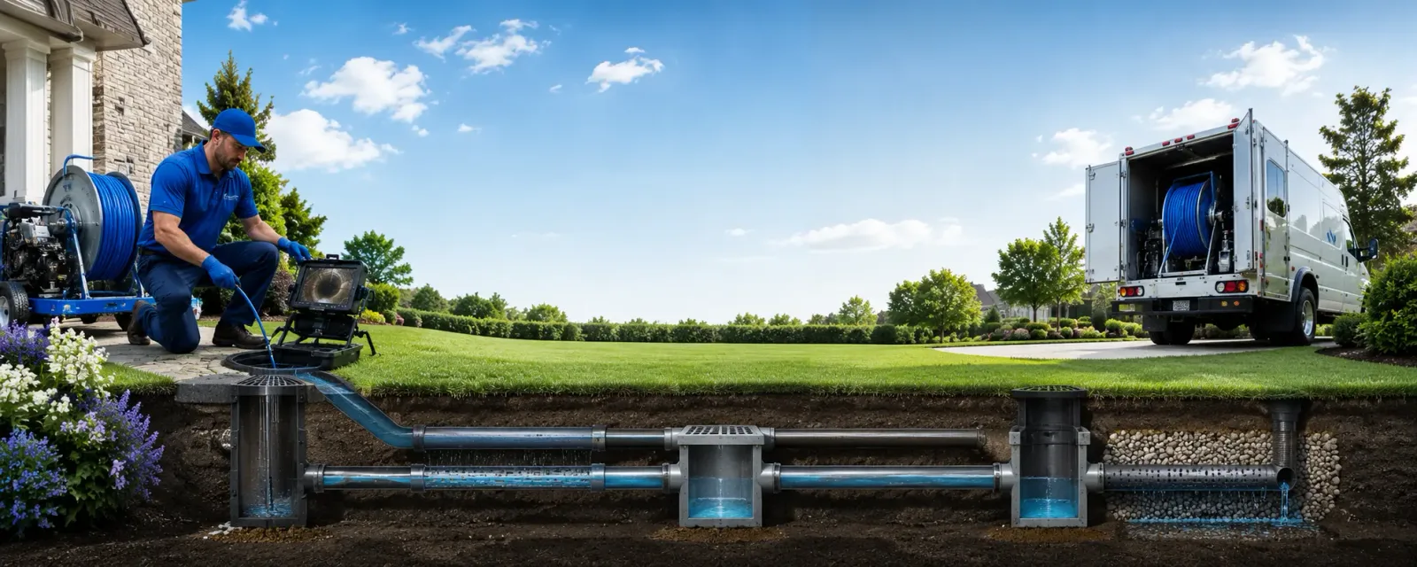 Outdoor drain cleaning information for Corsica, SD